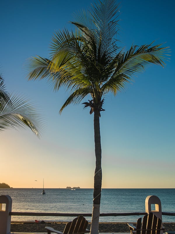 On the beach, beach towels