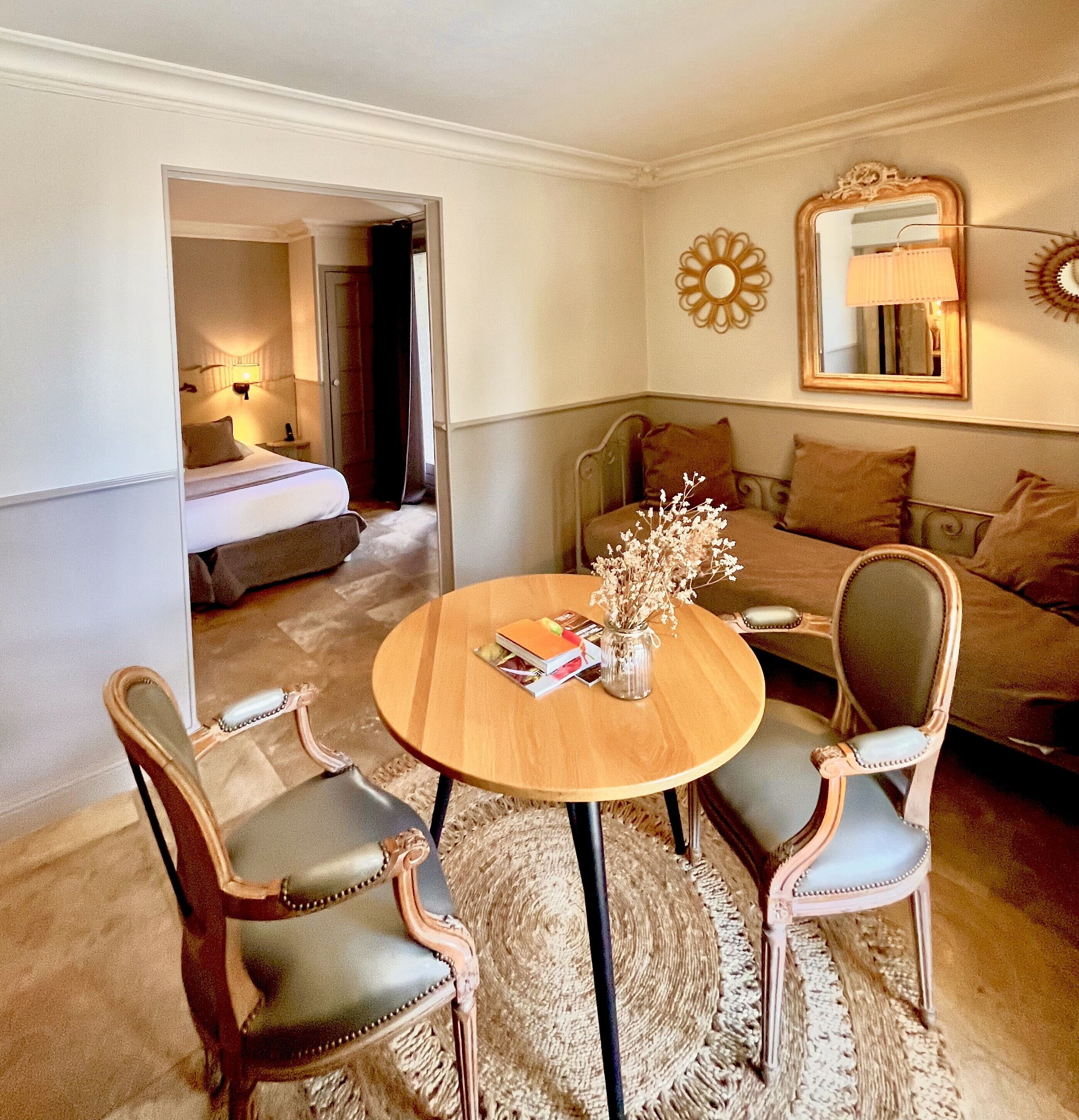 junior suite | 1 bedroom, in-room safe, individually decorated, individually furnished