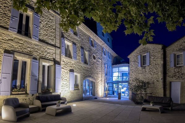 Front of property – evening/night