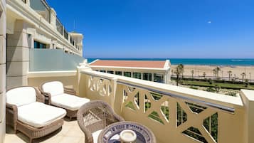 Junior Suite, Terrace, Sea View | Terrace/patio