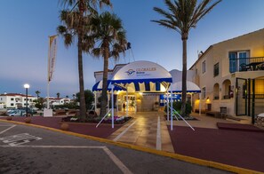 Front of property - evening/night