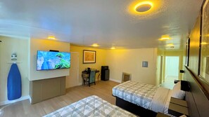 Basic Room, 2 Queen Beds | 1 bedroom, desk, blackout drapes, iron/ironing board - Ocean Inn (San Francisco)
