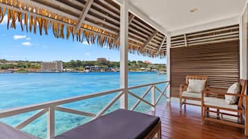 Premium-Bungalow, Blick auf die Lagune | Ausblick vom Zimmer