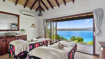 Couples treatment room(s), body treatments, aromatherapy