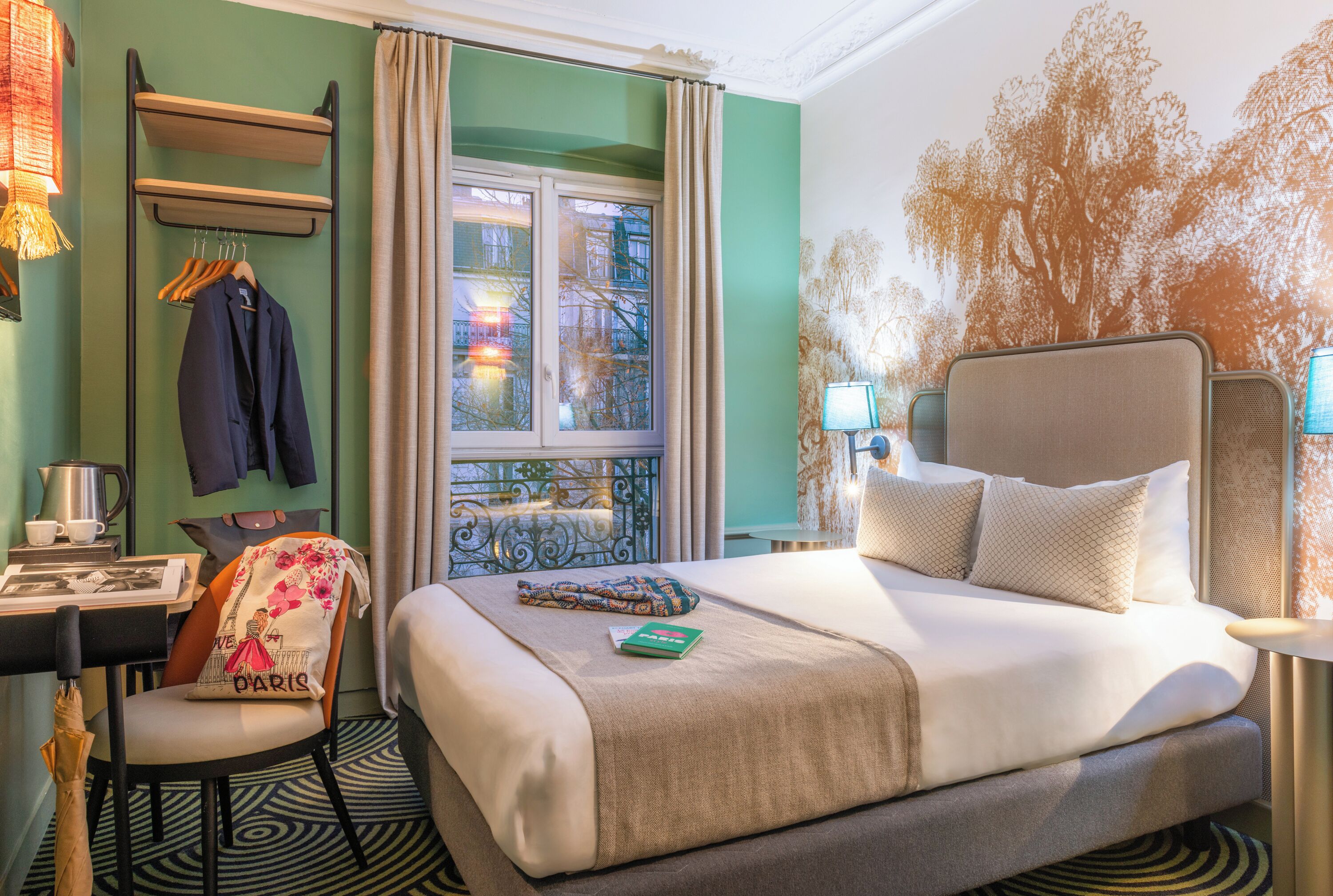 Hypo-allergenic bedding, in-room safe, desk, iron/ironing board