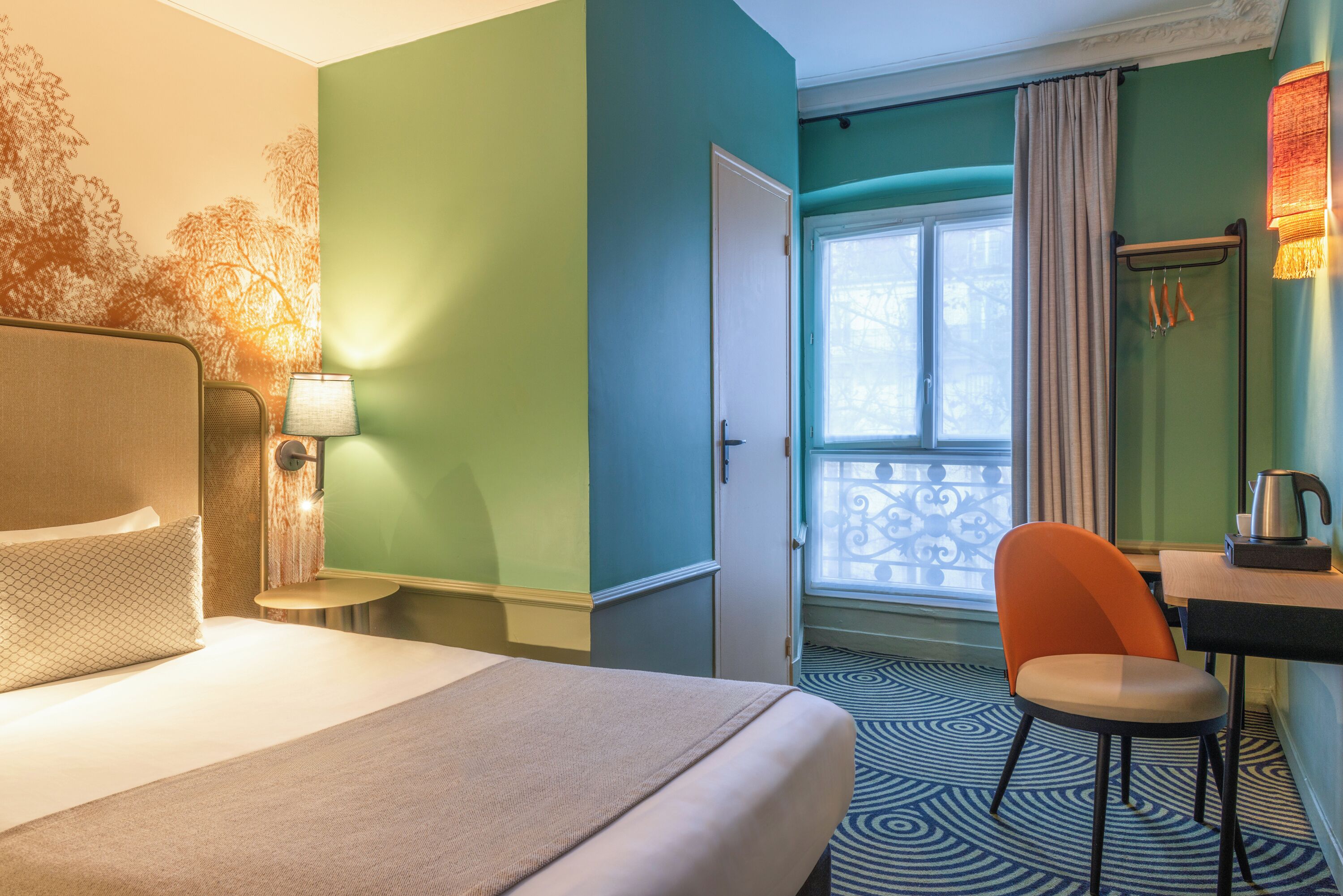 Camera singola | Biancheria da letto ipoallergenica, una cassaforte in camera