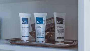 Three Nü Natura products on a tray.
