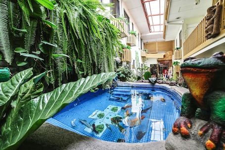 Interior detail. Adventure Inn