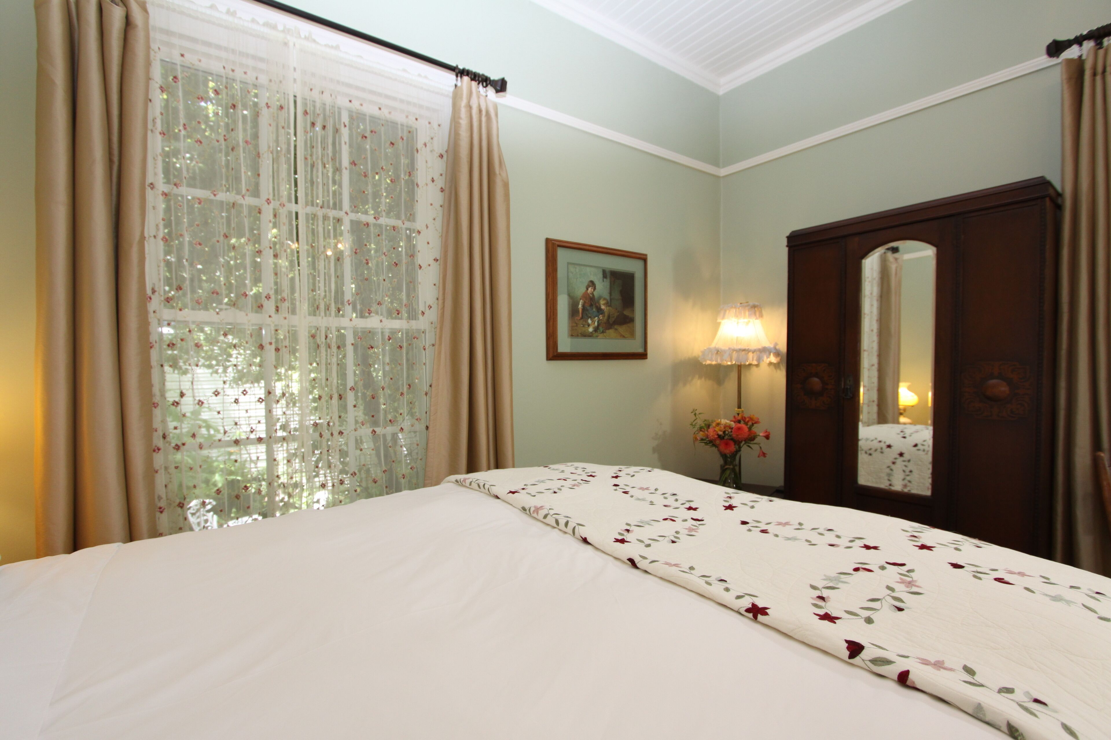 Premium bedding, individually decorated, individually furnished