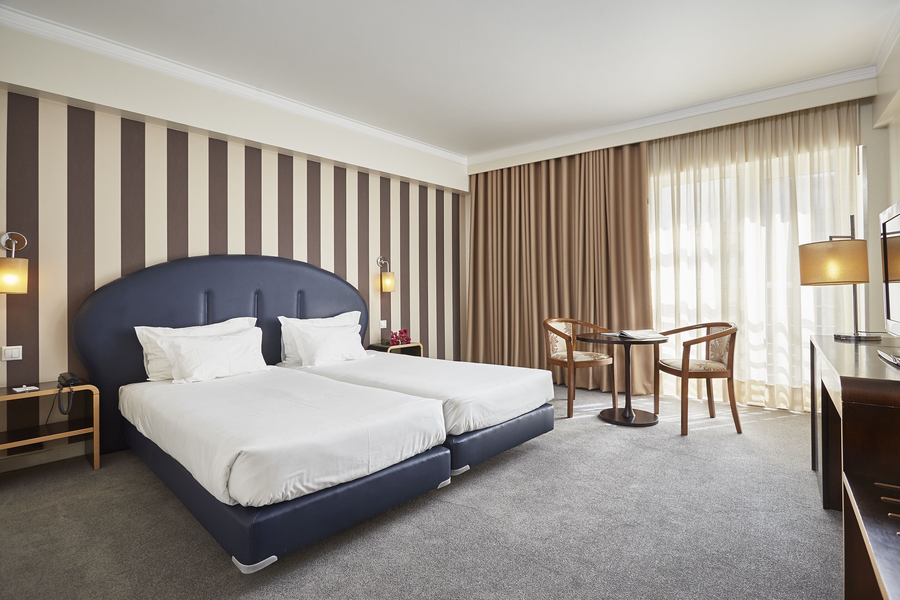 Minibar, in-room safe, desk, blackout curtains