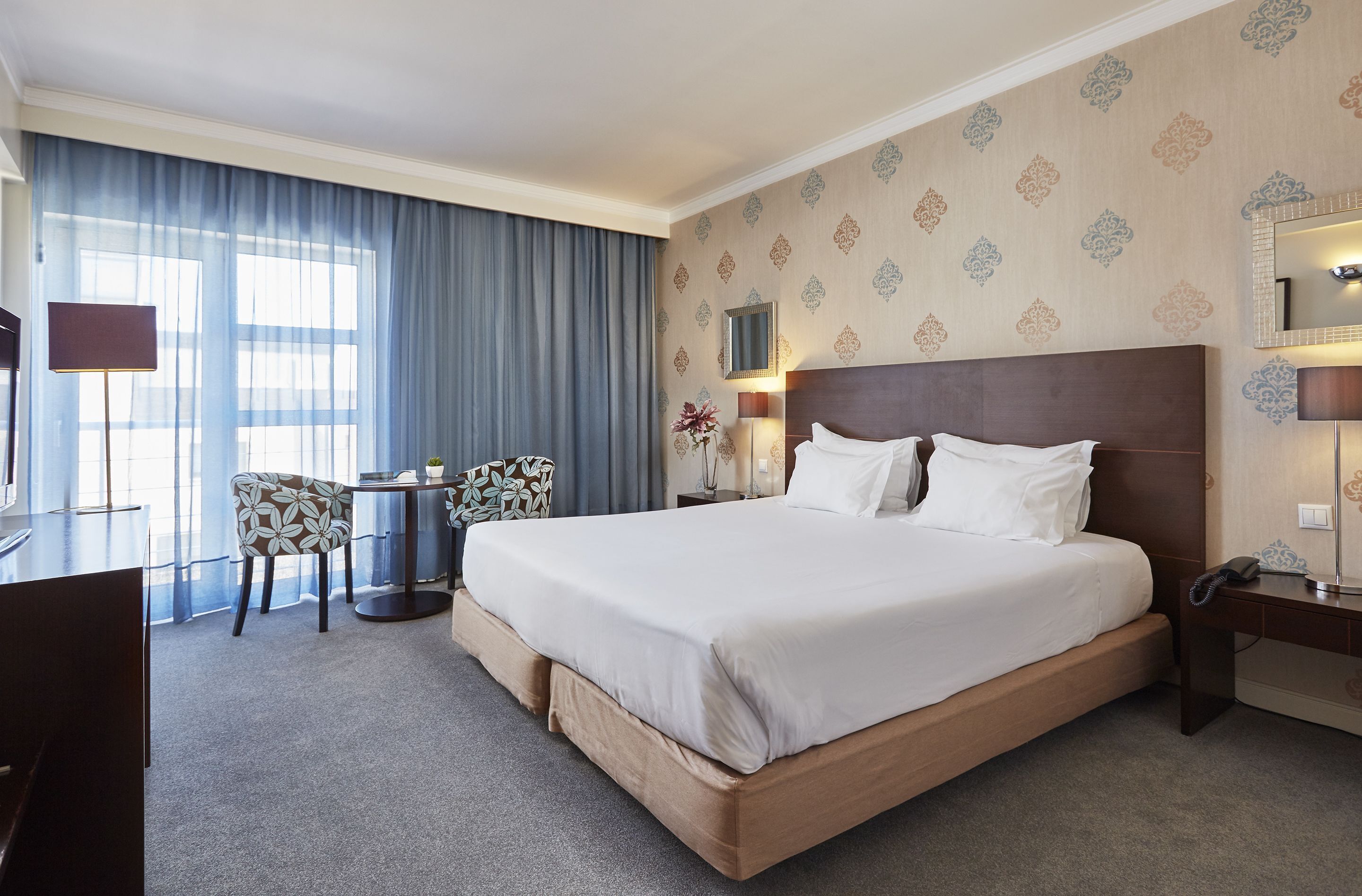 Minibar, in-room safe, desk, blackout curtains