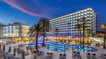 Front of property – evening/night