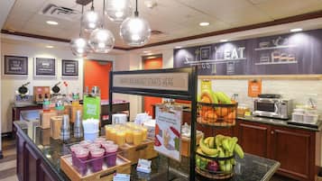 Free daily buffet breakfast