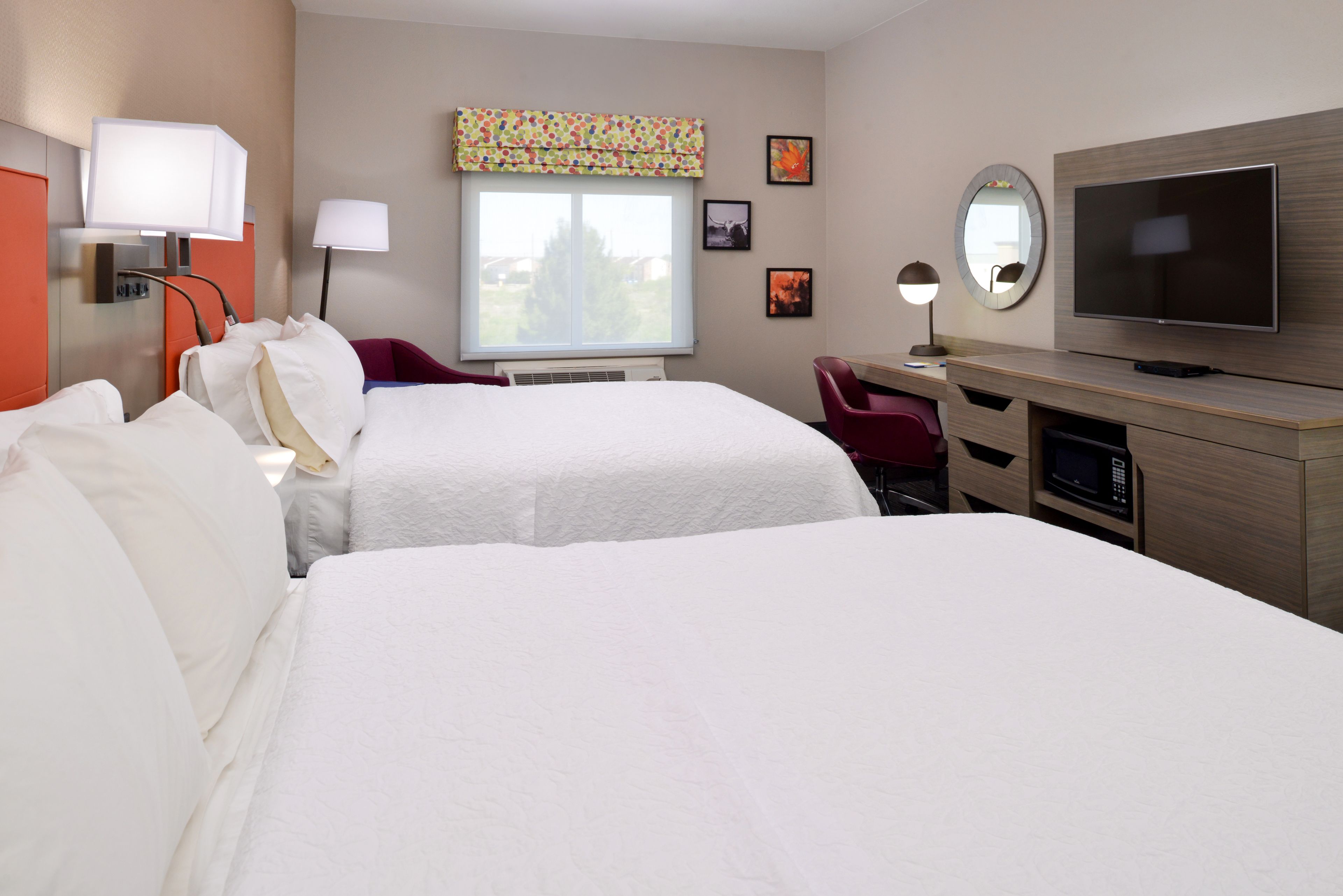 two queens large room ns | in-room safe, iron/ironing board, free cots/infant beds, rollaway beds