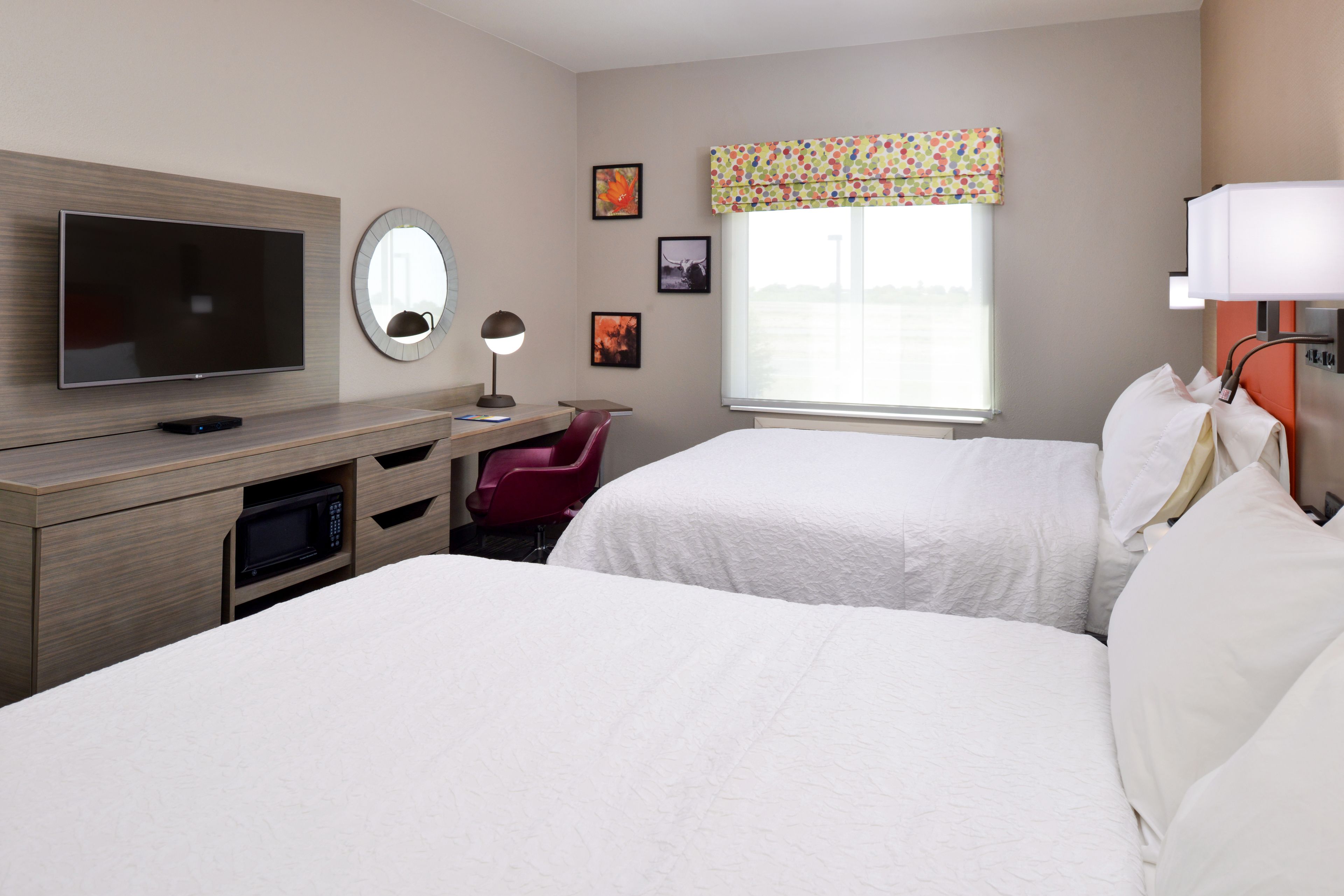 two queen beds ns | in-room safe, iron/ironing board, free cots/infant beds, rollaway beds