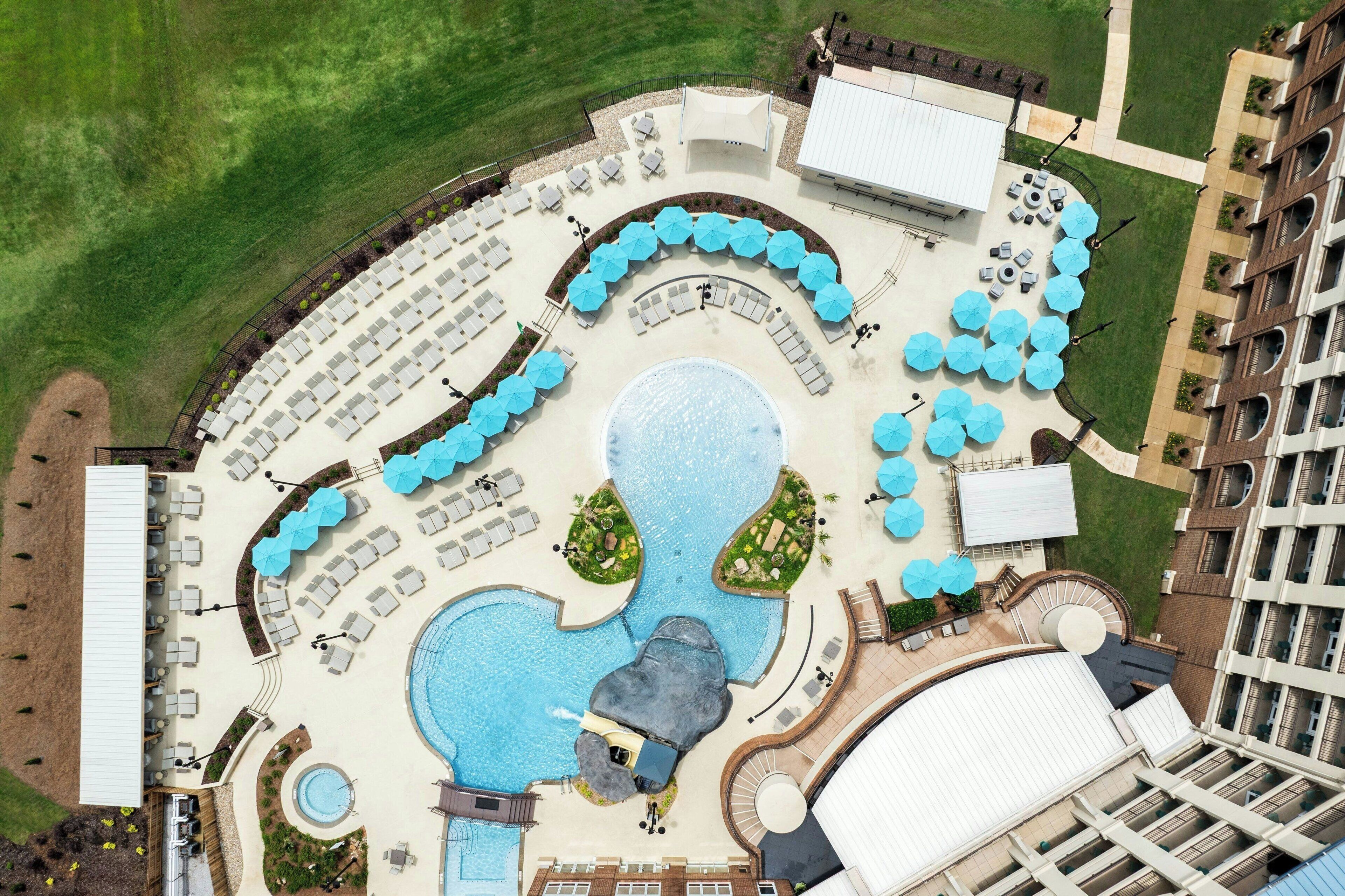 indoor pool, outdoor pool, pool cabanas (surcharge), pool umbrellas