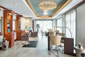 Sauna, hot tub, body treatments, hydrotherapy, aromatherapy, body wraps