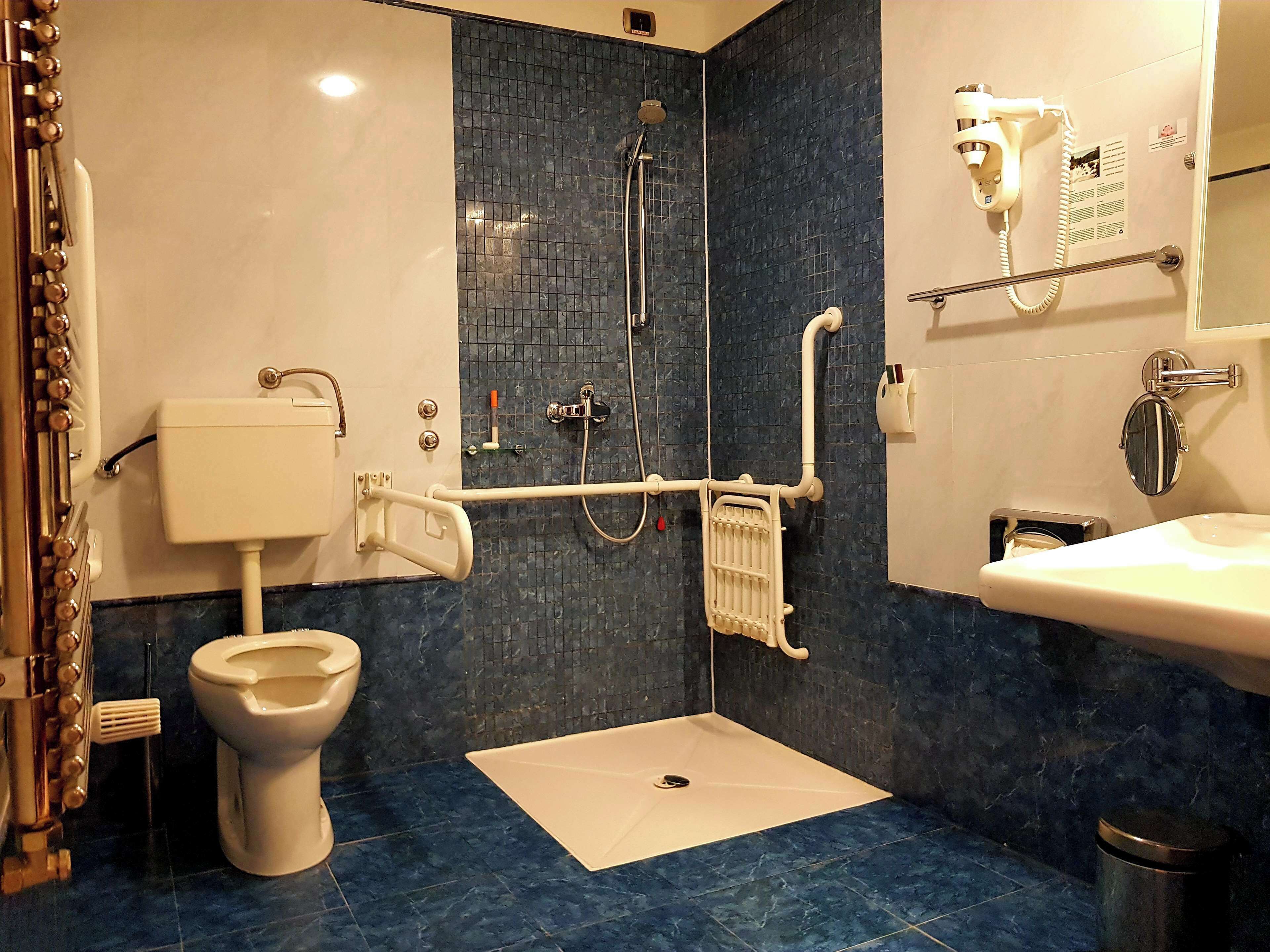 deluxe room, 1 single bed, accessible (quiet location) | bathroom | designer toiletries, hair dryer, towels, soap