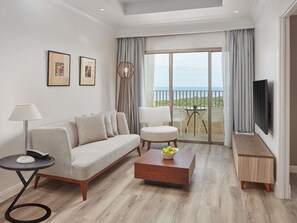 Premier-suite - 1 soveværelse | Minibar, pengeskab på værelset, individuelt design