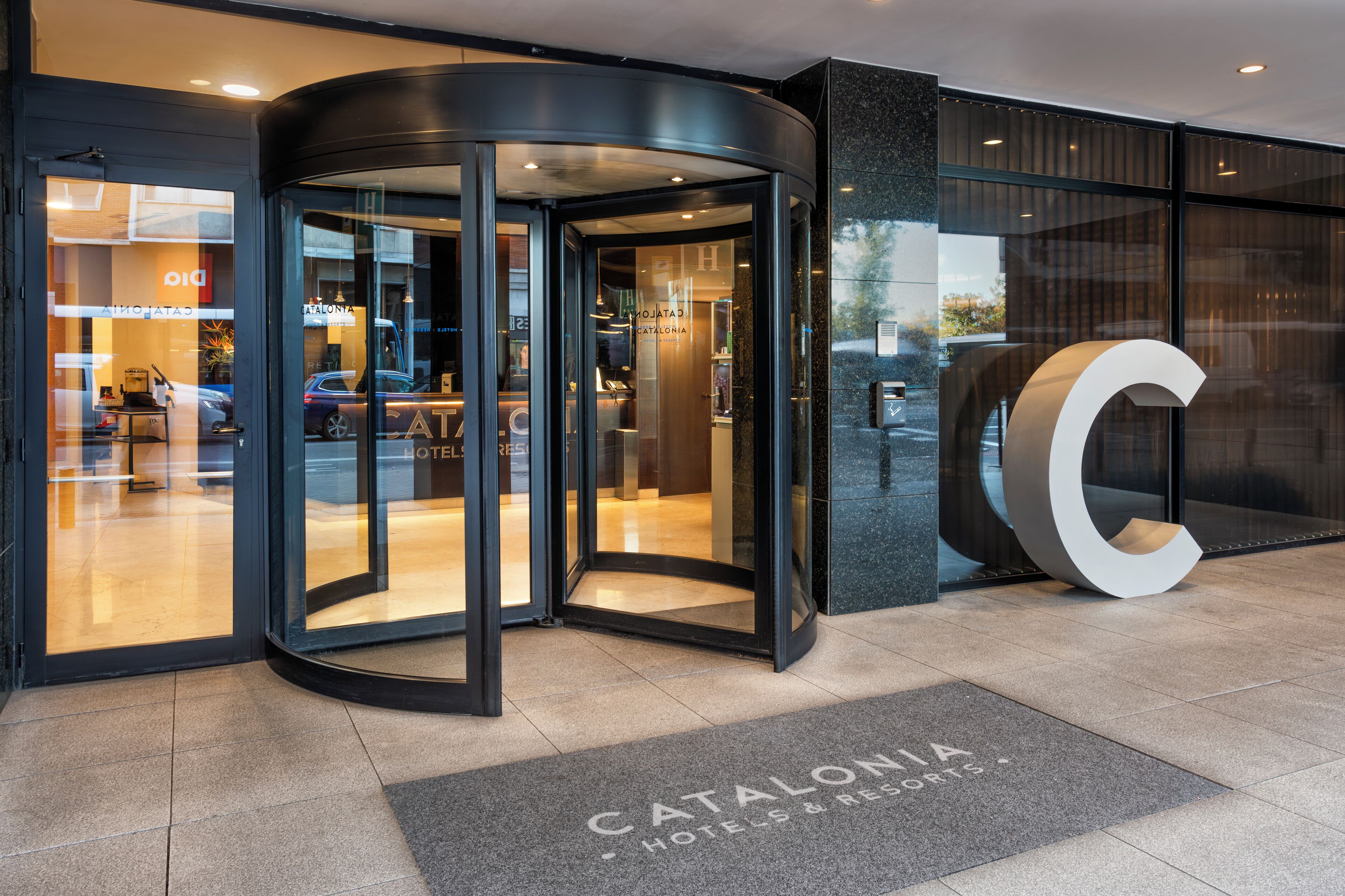 Entrada de l'allotjament