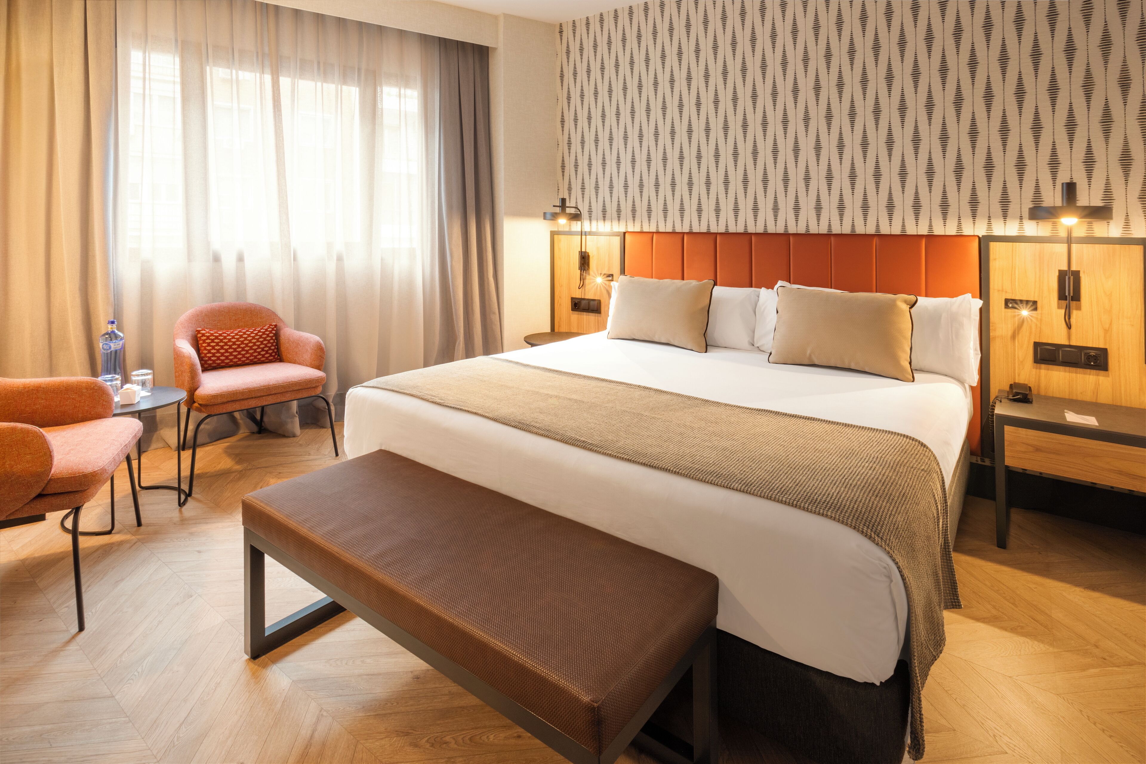 Premium bedding, minibar, in-room safe, desk