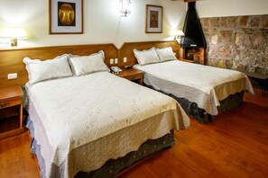 Down comforters, desk, iron/ironing board, free WiFi