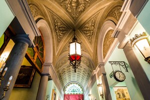 Interior entrance