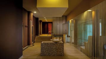 Sauna, Turkish bath, body treatments, aromatherapy, facials