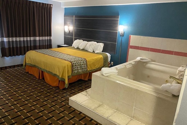 Comfort Room | Individually furnished, desk, laptop workspace, blackout drapes