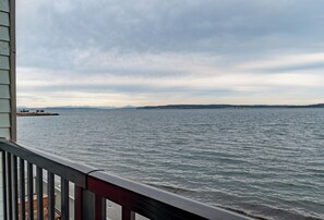 Deluxe Room, 2 Queen Beds, Balcony, Beach View | Beach/ocean view - Water Front Inn (Port Townsend)