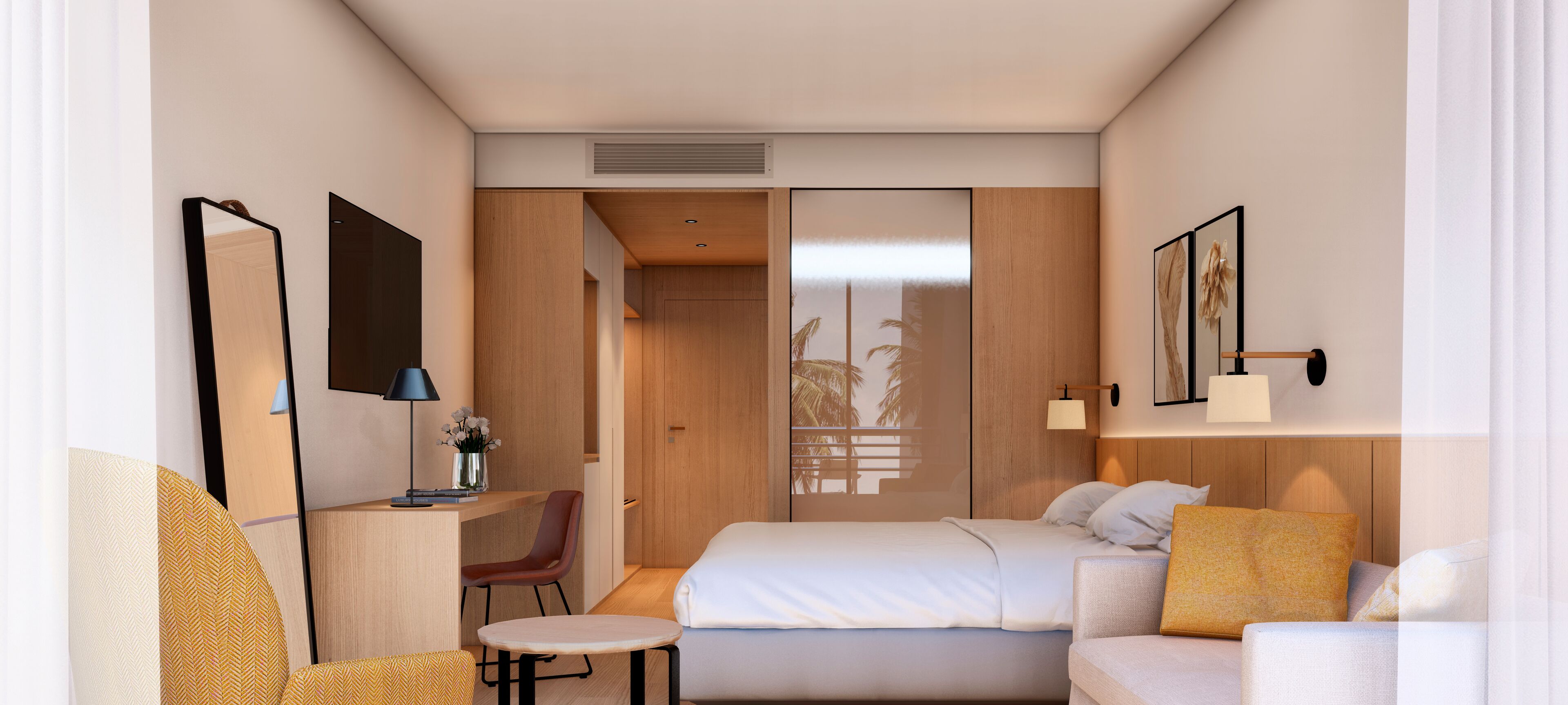 double room, balcony | hypo-allergenic bedding, down duvets, minibar, in-room safe