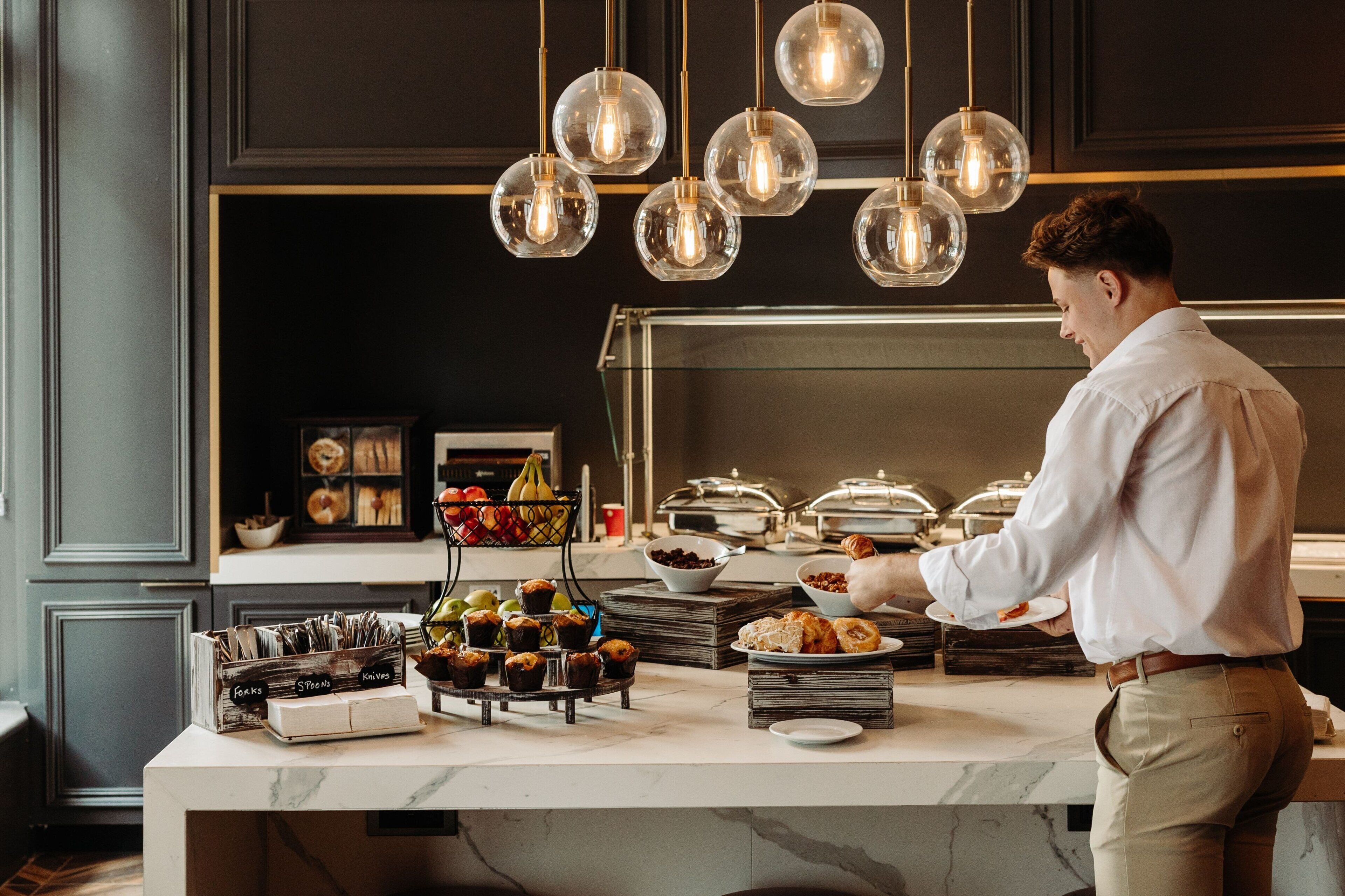 daily cooked-to-order breakfast for a fee