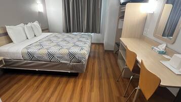 Pillowtop beds, blackout drapes, free WiFi, bed sheets