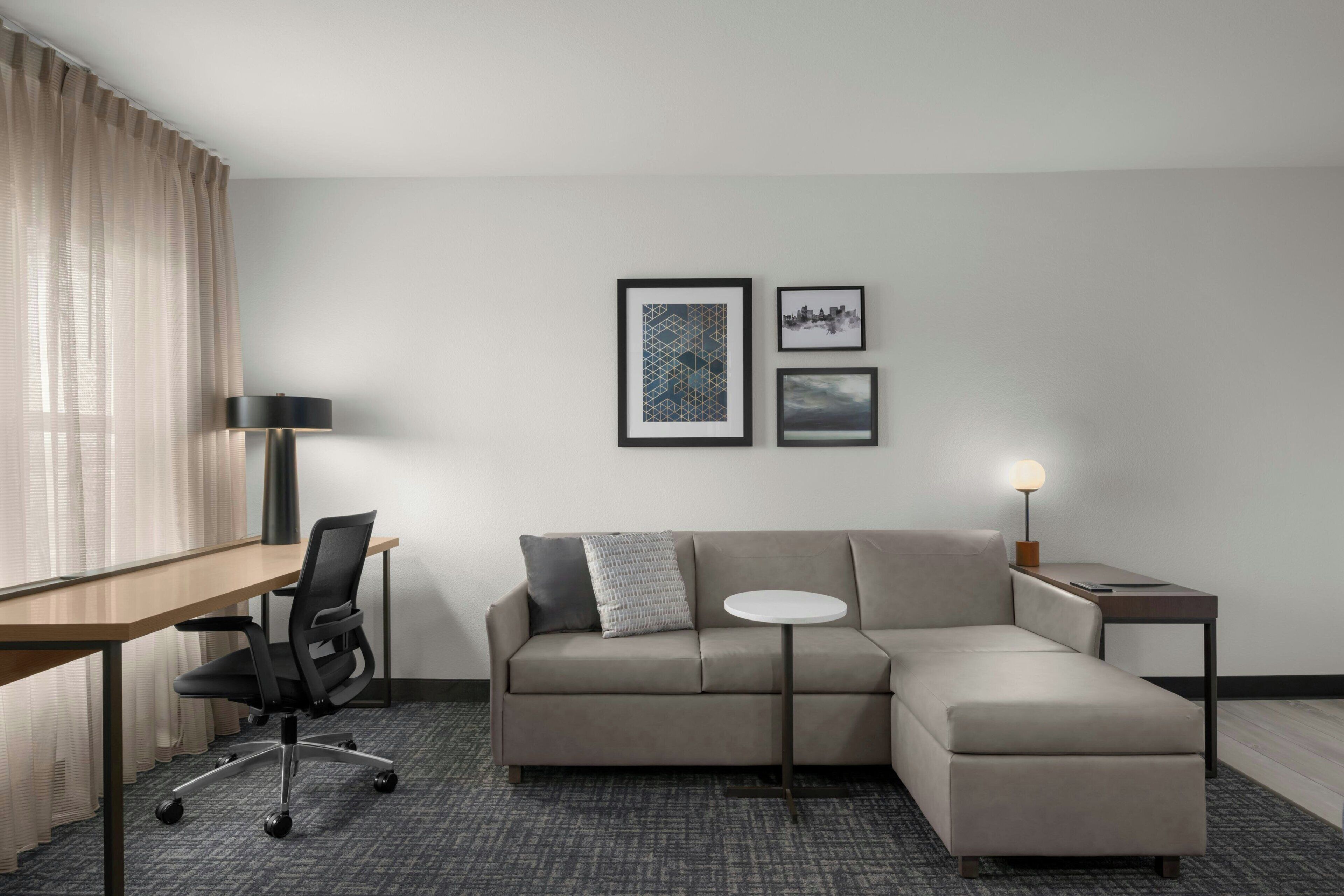 Suite, 1 Bedroom | Living area | TV