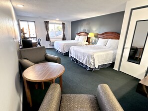 Standard Room - 2 Queen Beds, Not Pet Friendly | Premium bedding, memory foam beds, desk, free WiFi