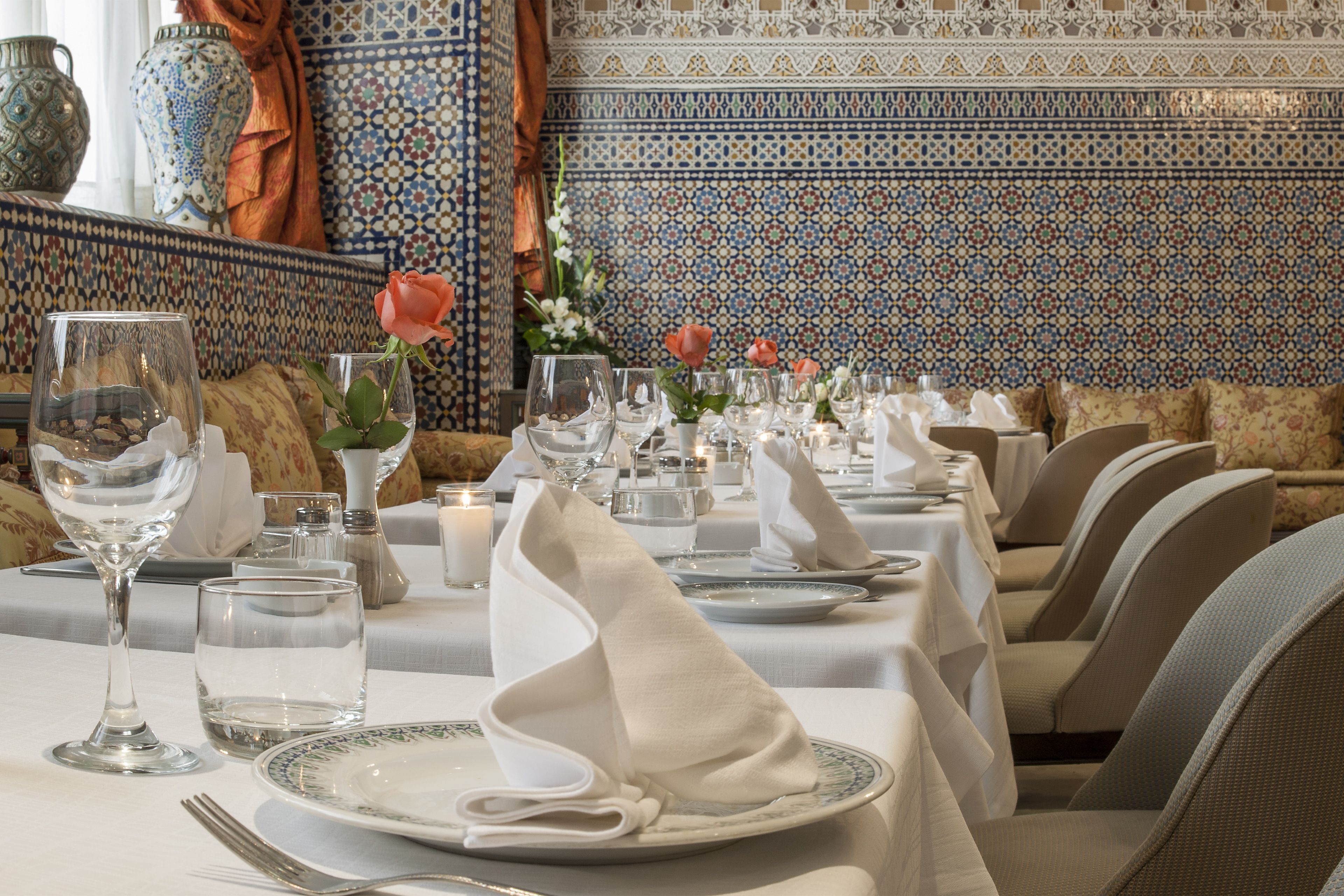 2 restaurants, breakfast, lunch, dinner served; moroccan cuisine