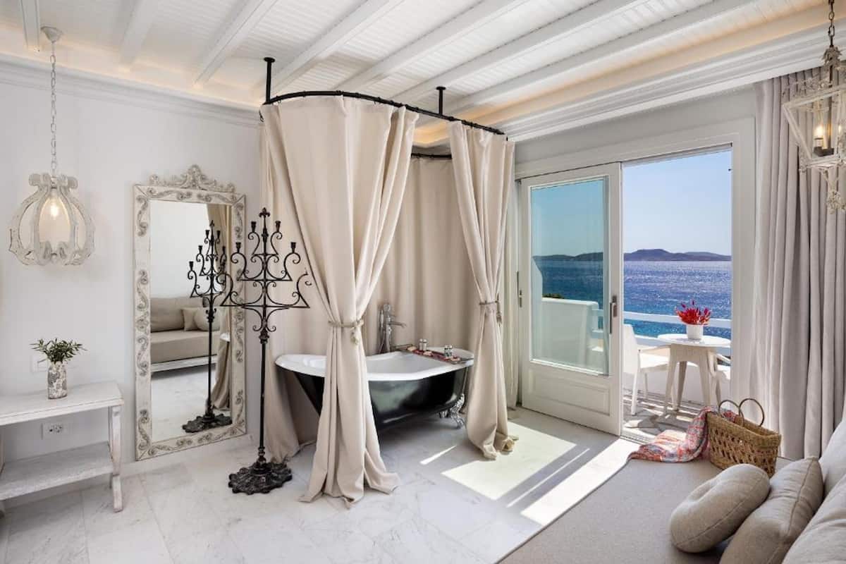 Signature Aegean Room with Sea View | Bubbelbad