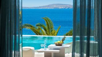 Delos Two Bedroom Villa with Private Pool & Sea View | View from room