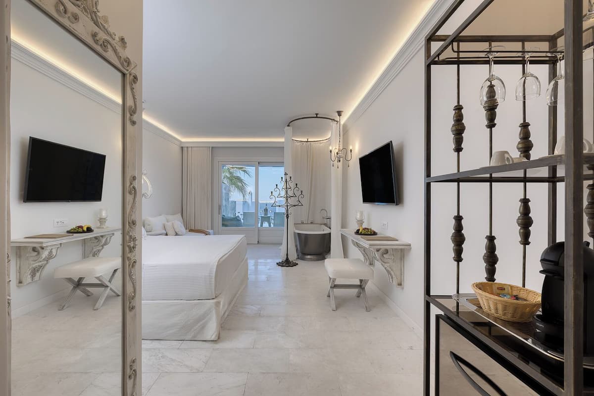 1 slaapkamer, een minibar, een kluis op de kamer