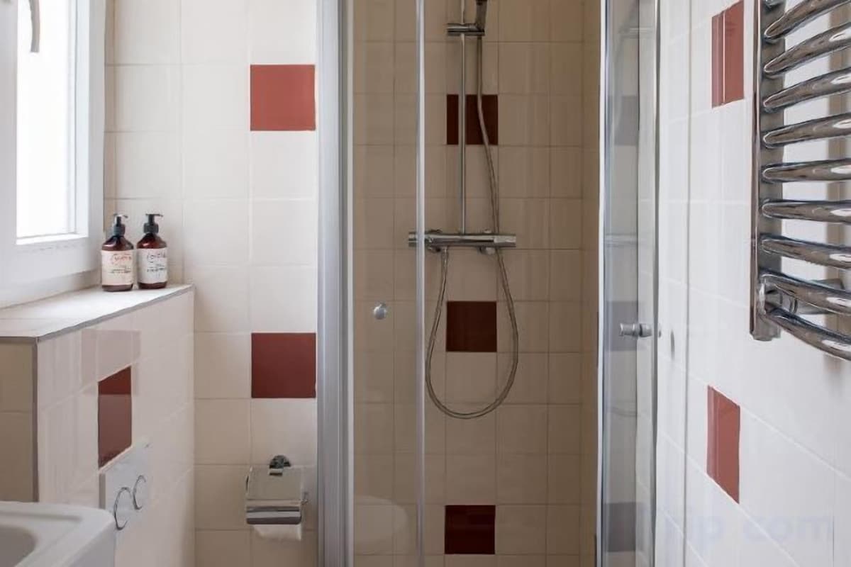 Ducha, secador de pelo, toallas