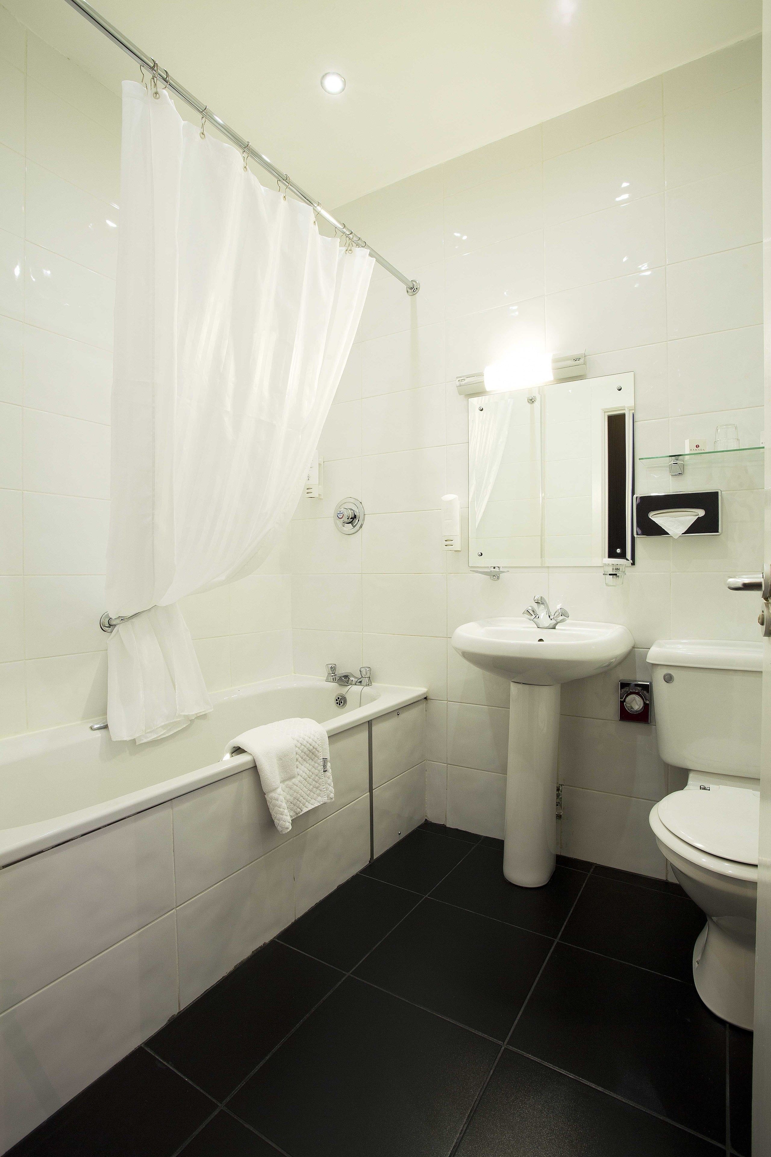 free toiletries, hair dryer, slippers, towels