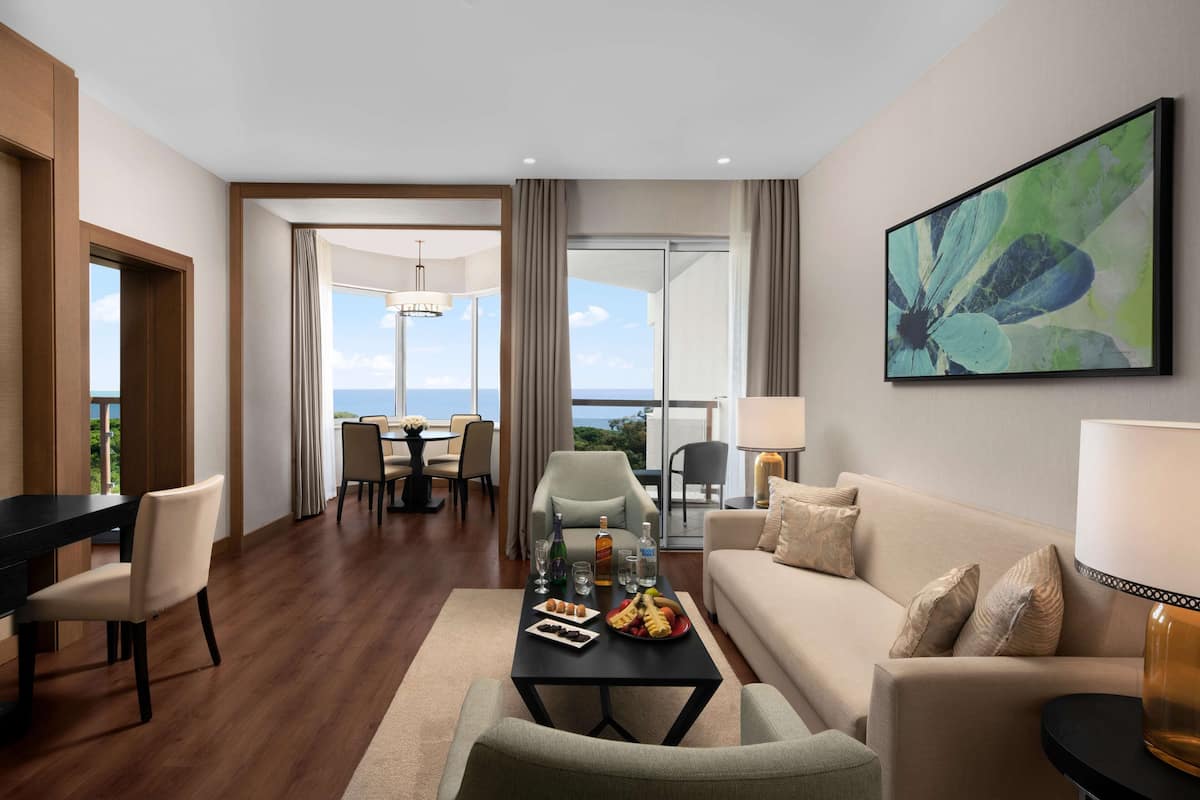 Junior Suite | 2 bedrooms, Egyptian cotton sheets, premium bedding, minibar