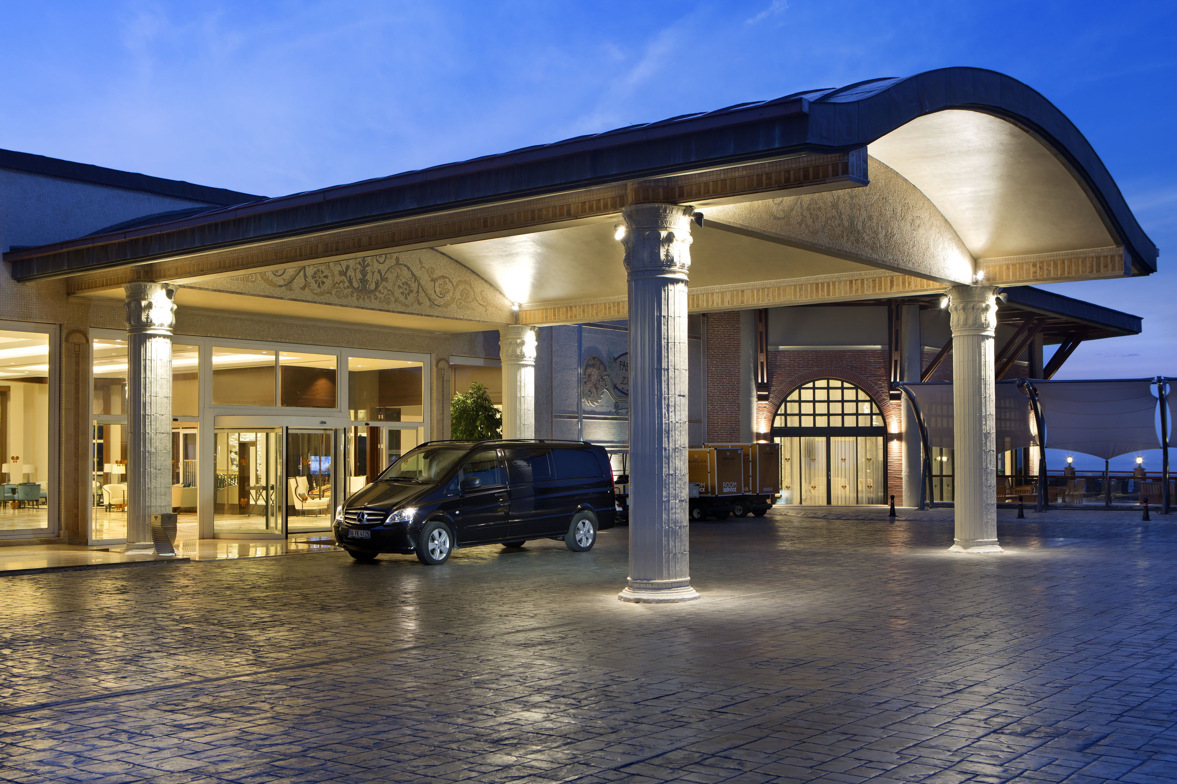 front of property – evening/night