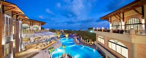 Indoor pool, seasonal outdoor pool