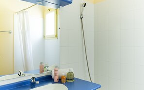 Bathtub, hair dryer