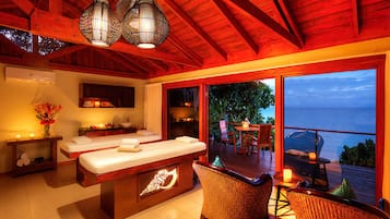 Couples treatment room(s), body treatments, aromatherapy