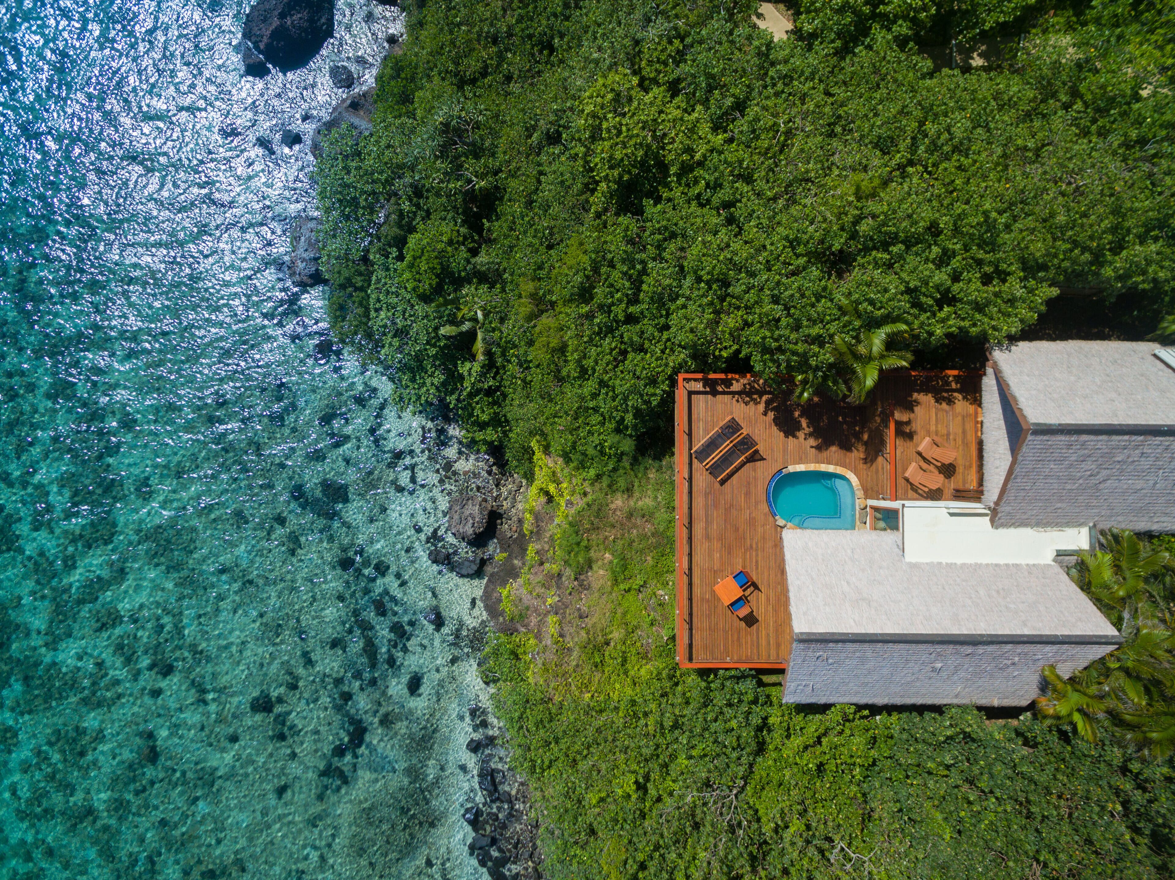Lagoon Plunge Pool Bungalow with All Meals | 1 bedroom, Egyptian cotton sheets, premium bedding, down duvets