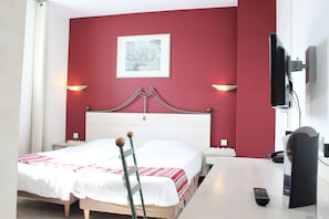 Literie de qualité supérieure, bureau, chambres insonorisées