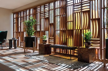 Hotel entrance and lobby at The Wilde Resort and Spa