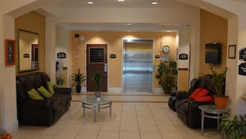 Sitteområde i lobbyen